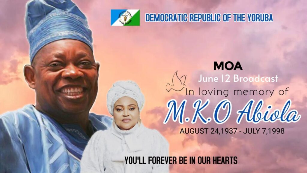 June 12 remember MKO Abiola | Chief Mrs. Modupeola Onitiri-Abiola