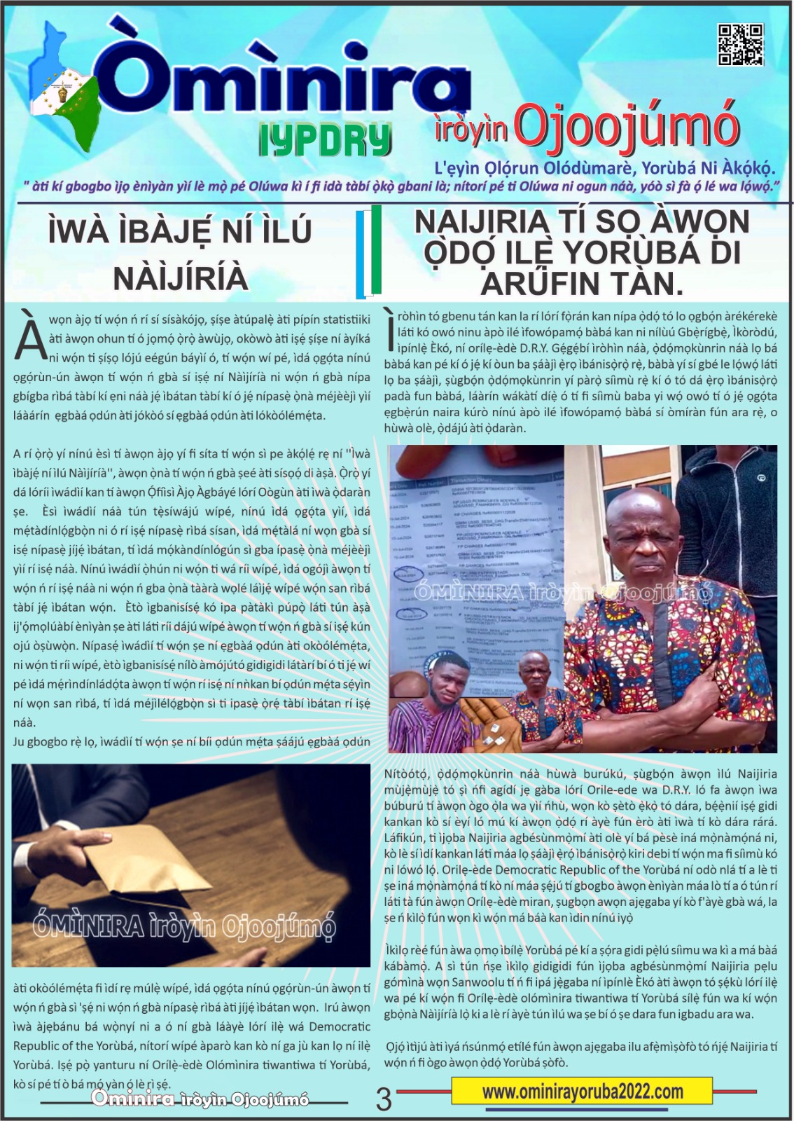 Democratic republic of the Yoruba ominira new update | Yoruba Nation | Newest Nation in Africa, World