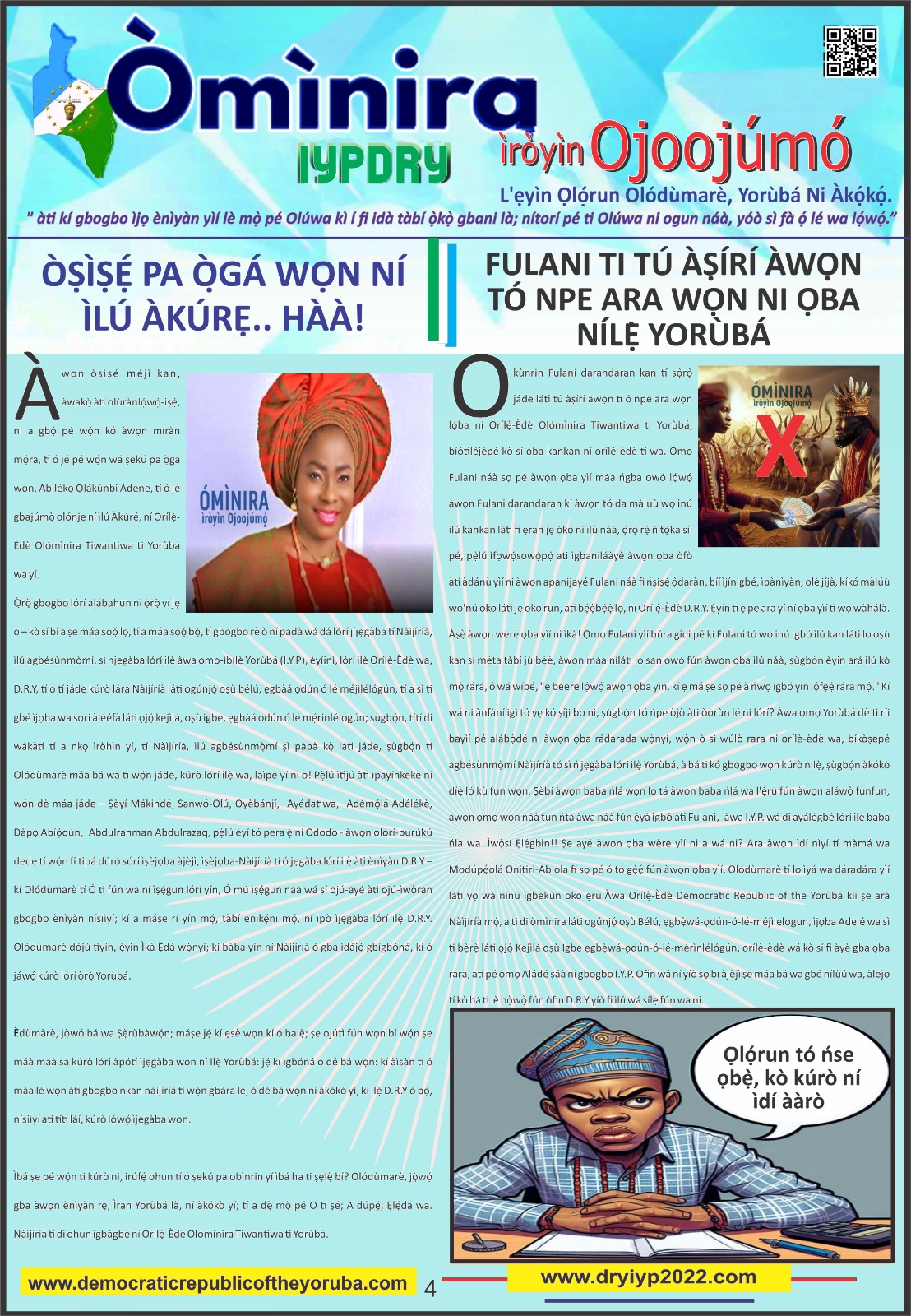 Democratic republic of the Yoruba ominira new update | Yoruba Nation | Newest Nation in Africa, Youngest country in the World 2024