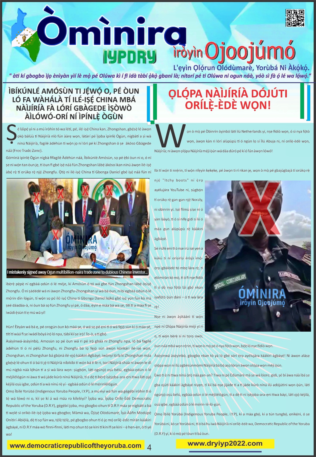 Democratic republic of the Yoruba ominira new update | Yoruba Nation | Newest Nation in Africa, Youngest country in the World 2024