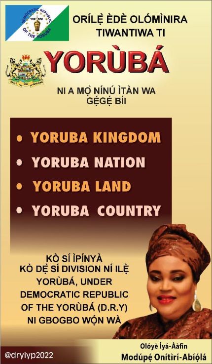 Yoruba land, yoruba kingdom, or yoruba country, or Yoruba nation are all the same