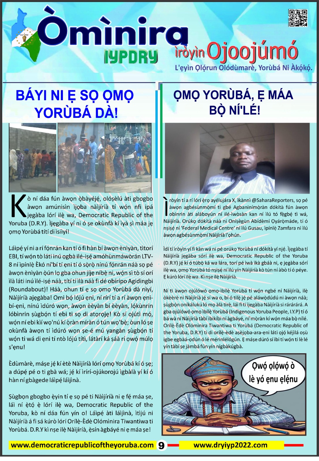 The Democratic Republic of the Yoruba Official Information Portal