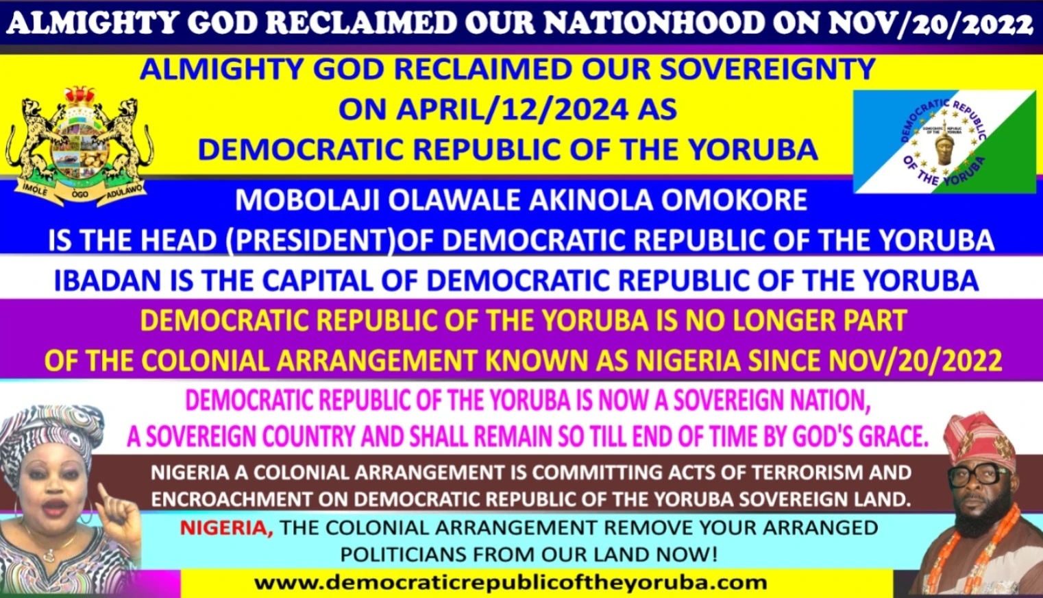 The Democratic Republic of the Yoruba Official Information Portal