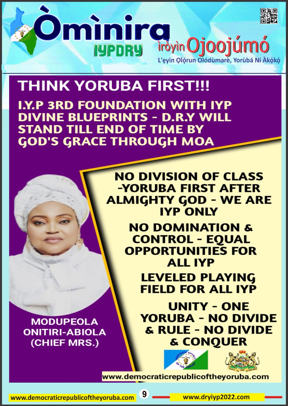 The Democratic Republic of the Yoruba Official Information Portal