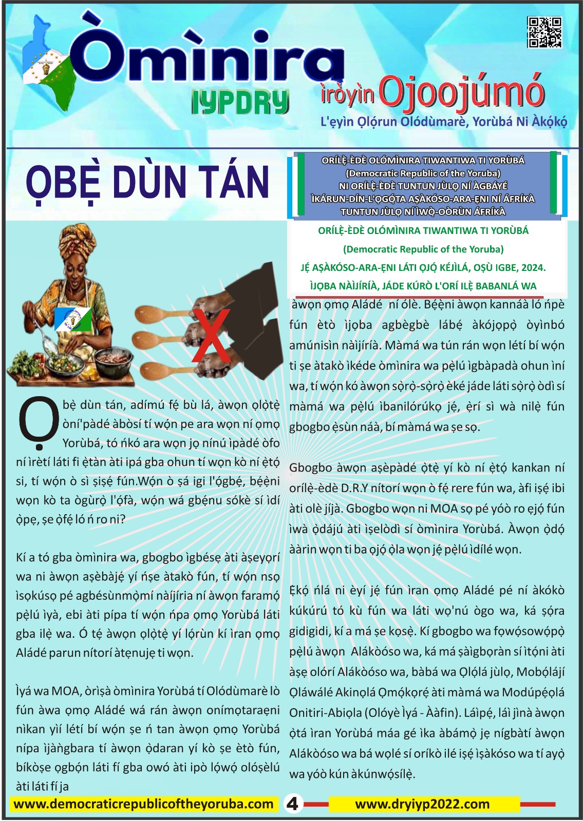 The Democratic Republic of the Yoruba Official Information Portal